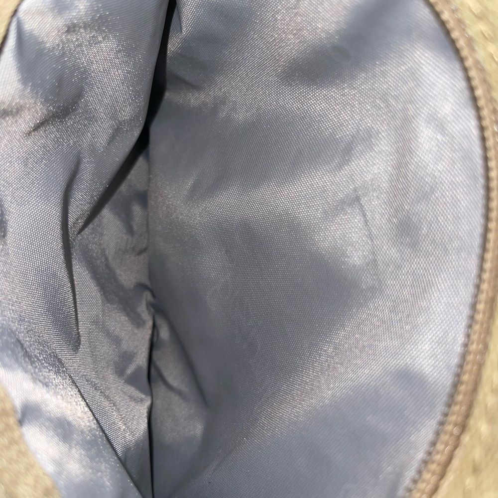 L.L. Bean Khaki and Brown AmeriPack Back Saver Crossbody Bag— Logo Tag Visible - Picture 8 of 9